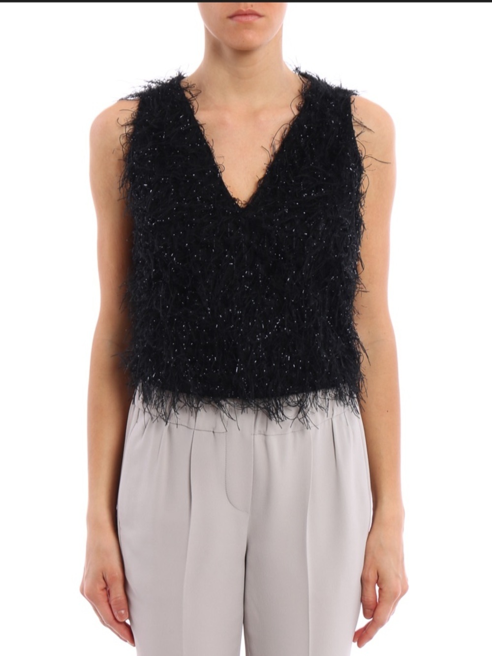 BRUNELLO CUCINELLI
Lurex fil coupé top